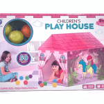 კარავი პლასტმასის ბურთებით