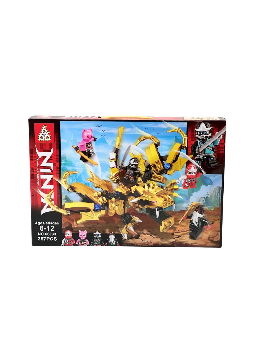 66033 ასაწყობი ნინძა - Ninja 257 Pcs - Image 1
