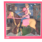 ბარბის თოჯინა ცხენით