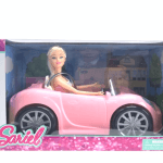 ბარბის თოჯინა მანქანით