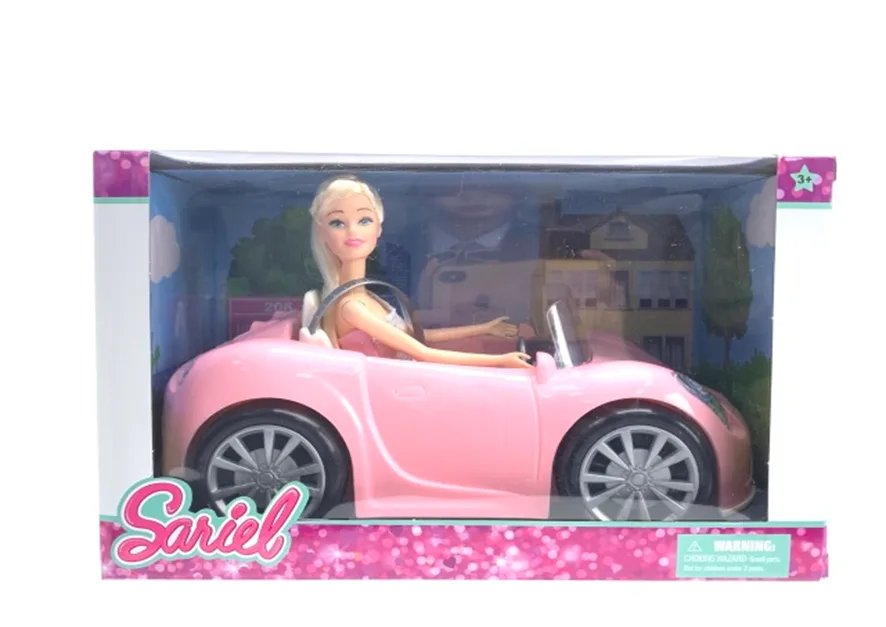 ბარბის თოჯინა მანქანით - Image 1
