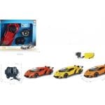 RC მანქანა პედლებითა და საჭით