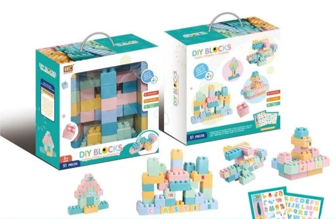 ასაწყობი კუბიკები 51ც დიდი ზომის - Image 1