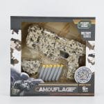 სათამაშო თოფის ნაკრები რბილი ტყვიებით