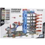 6 სართულიანი პარკინგი მანქანებითა და ვერტმფრენით