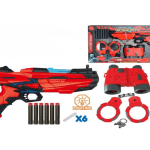 სათამაშო თოფის ნაკრები რბილი ტყვიებით