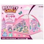 კარავი პლასტმასის ბურთებით