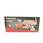 ხის სატვირთო და ტრაქტორები