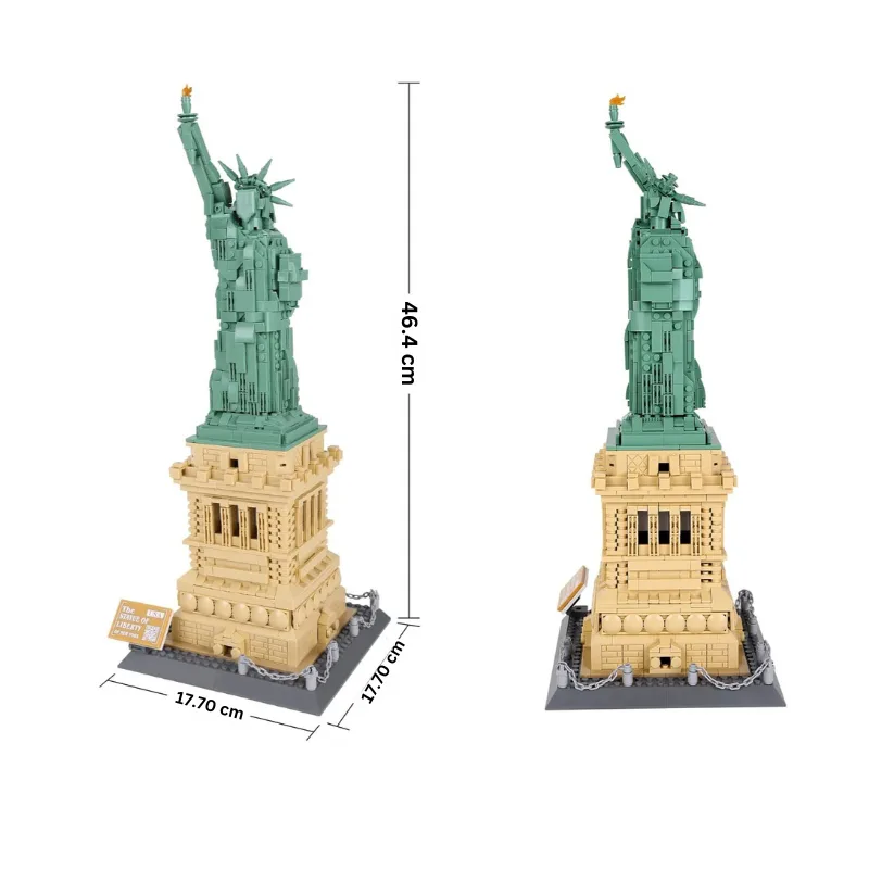 ასაწყობი თავისუფლების ქანდაკება - Statue of Liberty 1577 Pcs - Image 2