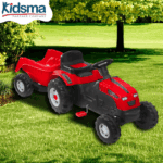 პედლიანი ტრაქტორი მისაბმელით წითელი Kidsma