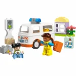 LEGO DUPLO 10447 Classic Ambulance with Driver ლეგოს ასაწყობი კუბიკები 19ც - Image 2