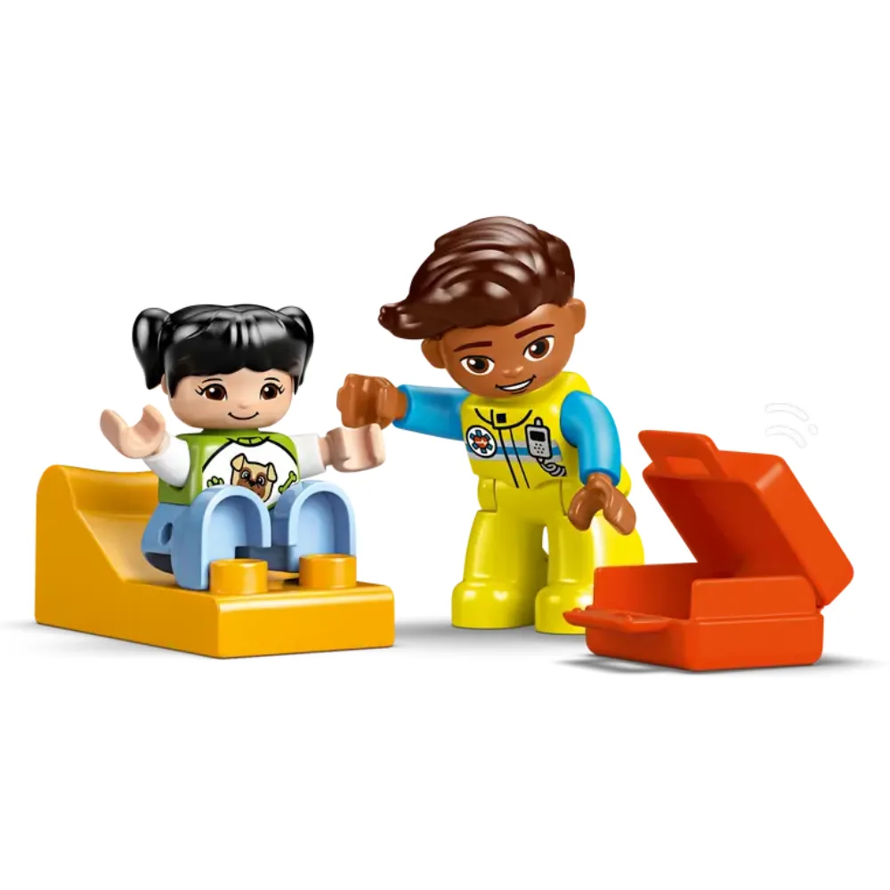 LEGO DUPLO 10447 Classic Ambulance with Driver ლეგოს ასაწყობი კუბიკები 19ც - Image 4
