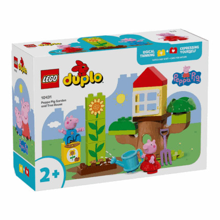 LEGO 10431 Peppa Pig Garden and Tree House ლეგოს ასაწყობი კუბიკები 20ც