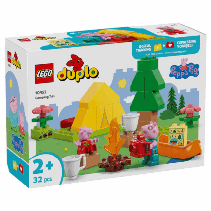 LEGO DUPLO 10452 Peppa Pig Camping Trip ლეგოს ასაწყობი კუბიკები 32ც