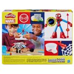 Spider-Man-ის პლასტელინი Play-Doh Marvel Spider-Man Launch & Slice Battle Playset, 2 Action Figures, 7 Accessories - Image 9