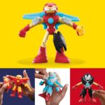 Iron Man-ის პლასტელინი Play-Doh Marvel Iron Man Armor Maker Lab Playset with Iron Man Action Figure - Image 5