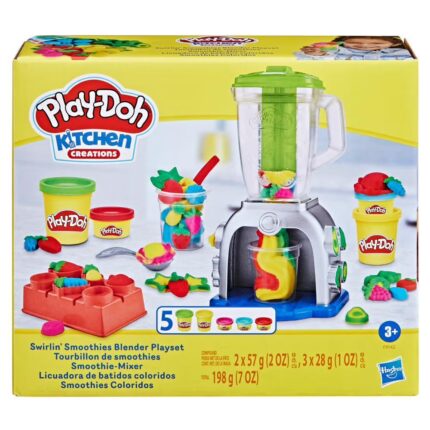 პლასტელინი სმუზის ბლენდერი Play-Doh Swirlin' Smoothies Toy Blender Playset