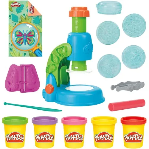 პლასტელინი მიკროსკოპი Play-Doh Light & Look Microscope playset - Image 8