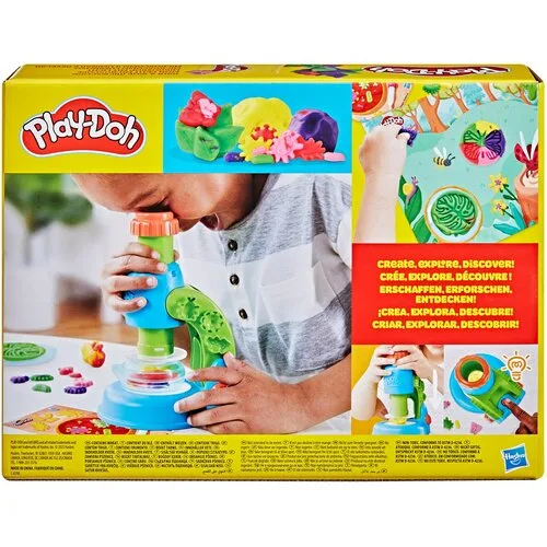 პლასტელინი მიკროსკოპი Play-Doh Light & Look Microscope playset - Image 9