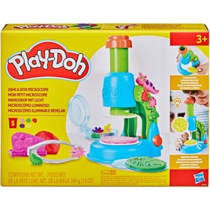 პლასტელინი მიკროსკოპი Play-Doh Light & Look Microscope playset