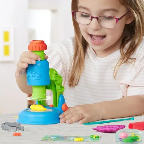 პლასტელინი მიკროსკოპი Play-Doh Light & Look Microscope playset - Image 4