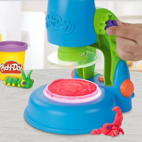 პლასტელინი მიკროსკოპი Play-Doh Light & Look Microscope playset - Image 7