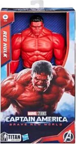 წითელი ჰალკი 30სმ Marvel Avengers Captain America Brave New World Titan Red HULK 30cm  Hasbro - Image 3