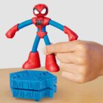 Spider-Man-ის პლასტელინი Play-Doh Marvel Spider-Man Launch & Slice Battle Playset, 2 Action Figures, 7 Accessories - Image 3