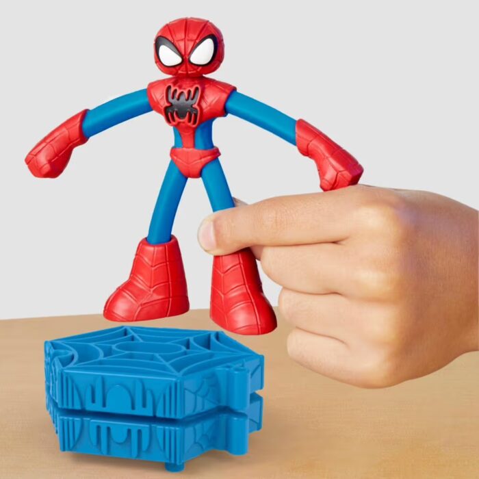 Spider-Man-ის პლასტელინი Play-Doh Marvel Spider-Man Launch & Slice Battle Playset, 2 Action Figures, 7 Accessories - Image 3