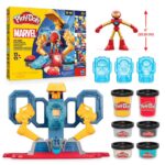 Iron Man-ის პლასტელინი Play-Doh Marvel Iron Man Armor Maker Lab Playset with Iron Man Action Figure