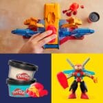 Iron Man-ის პლასტელინი Play-Doh Marvel Iron Man Armor Maker Lab Playset with Iron Man Action Figure - Image 10