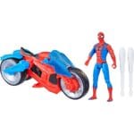 Spider-Man-ის ფიგურა მოტოციკლეტით Spiderman Spider-Man Web Blast Cycle Toy Set With 10-Cm Action Figure And 2 Web Projectile Hasbro - Image 7