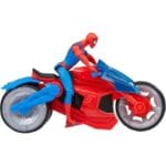 Spider-Man-ის ფიგურა მოტოციკლეტით Spiderman Spider-Man Web Blast Cycle Toy Set With 10-Cm Action Figure And 2 Web Projectile Hasbro - Image 5