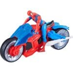 Spider-Man-ის ფიგურა მოტოციკლეტით Spiderman Spider-Man Web Blast Cycle Toy Set With 10-Cm Action Figure And 2 Web Projectile Hasbro - Image 4