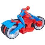 Spider-Man-ის ფიგურა მოტოციკლეტით Spiderman Spider-Man Web Blast Cycle Toy Set With 10-Cm Action Figure And 2 Web Projectile Hasbro - Image 3