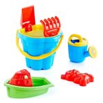 ქვიშის სათამაშო სათლისა და ნიჩბების ნაკრები - Drop & Clover beach pail
