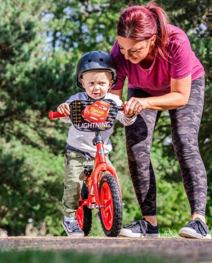 Huffy Disney Cars Balance Bike 12" - საბავშვო ველოსიპედი, ბალანს ბაიკი ელვა მაქქვინი - Image 2