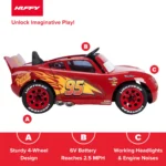 Huffy Disney Cars Lightning McQueen Car - საბავშვო ელექტრო მანქანა ელვა მაქქვინი - Image 3