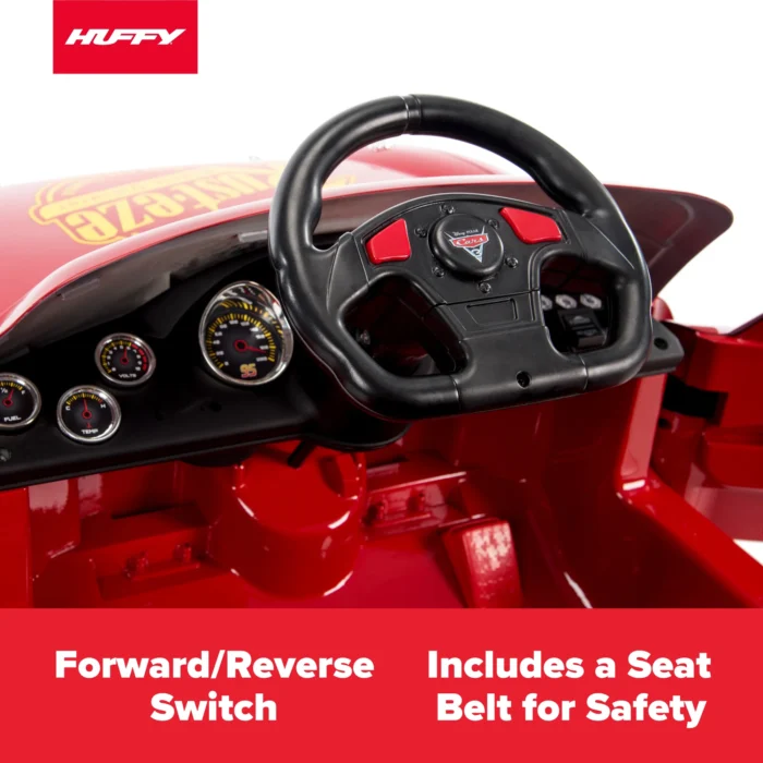 Huffy Disney Cars Lightning McQueen Car - საბავშვო ელექტრო მანქანა ელვა მაქქვინი - Image 4