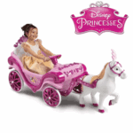 Huffy Disney Princess Royal Horse and carriage - საბავშვო ელექტრო მანქანა დისნეის პრინცესის ეტლი და ცხენი