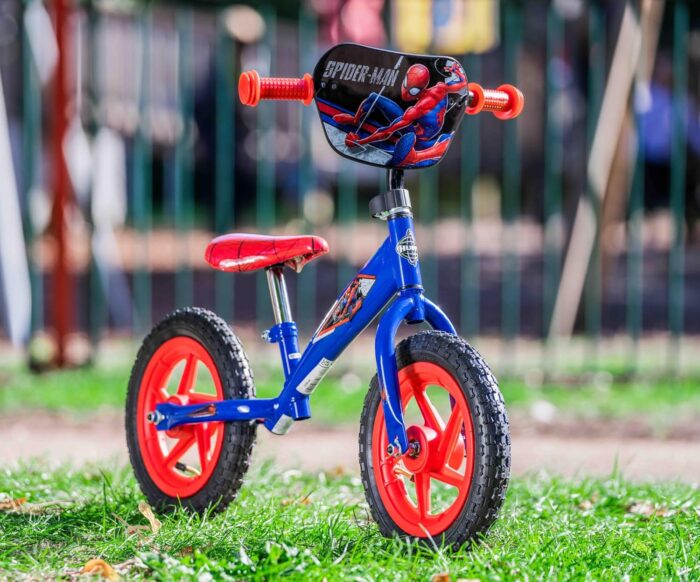 Huffy Marvel Spiderman 12" Balance Bike for Toddlers - საბავშვო ველოსიპედი, ბალანს ბაიკი ადამიანი ობობა - Image 2