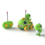 პულტიანი დინოზავრის მანქანა ფიგურით RC Cartoon Dinosaur Car CRAZON 333-KT2301