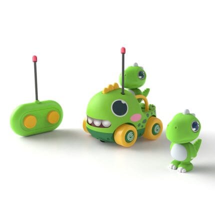 პულტიანი დინოზავრის მანქანა ფიგურით RC Cartoon Dinosaur Car CRAZON 333-KT2301