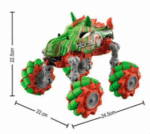 პულტიანი მანქანა 360° დრიფტის ფუნქიით TOY MONSTER TRUCK RC CRAZON 333-ZD2304 - Image 2