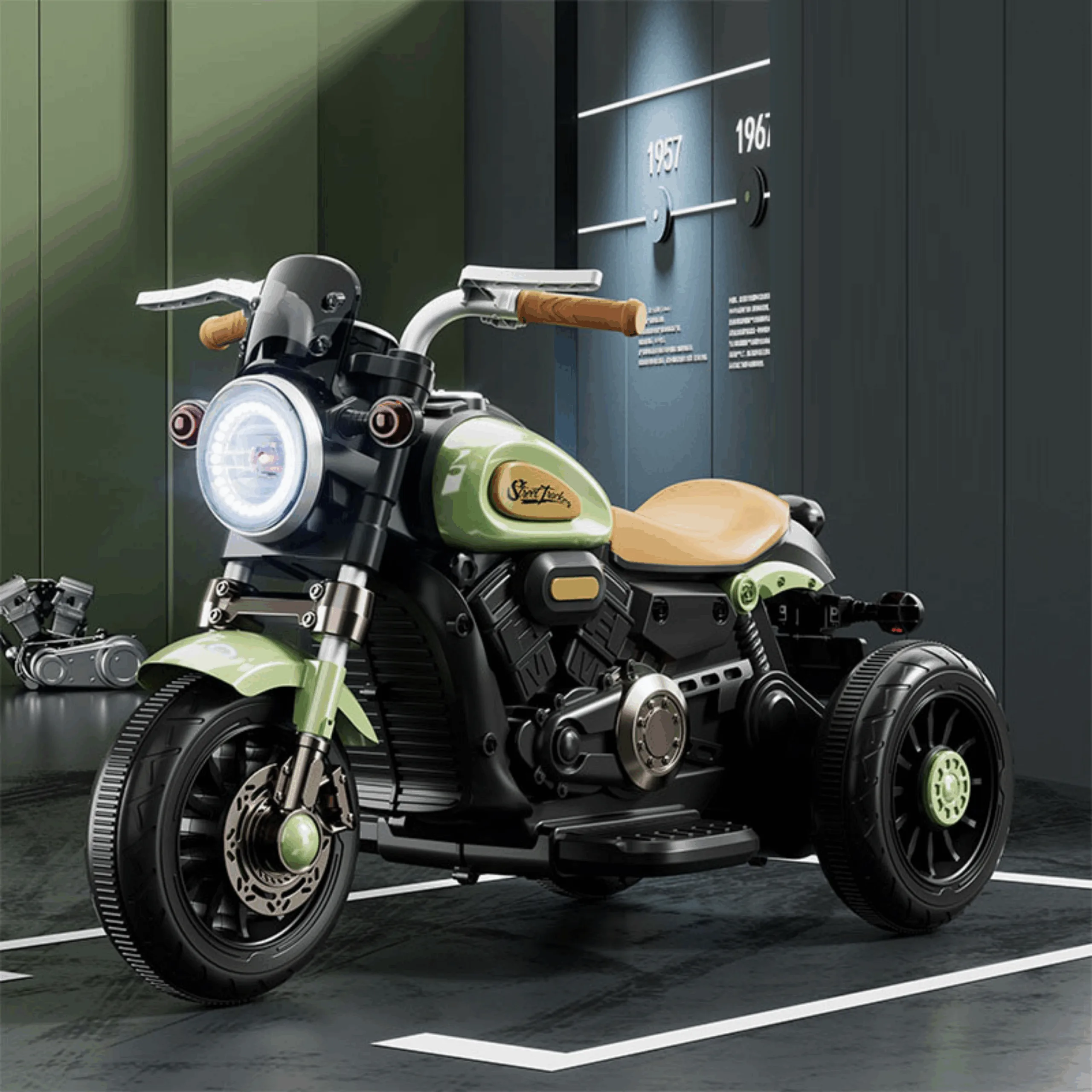 ელექტრო მოტო მწვანე - Image 1