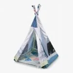 ჩვილის განსავითარებელი ხალიჩა კარავი ბალიშითა და მობაილით