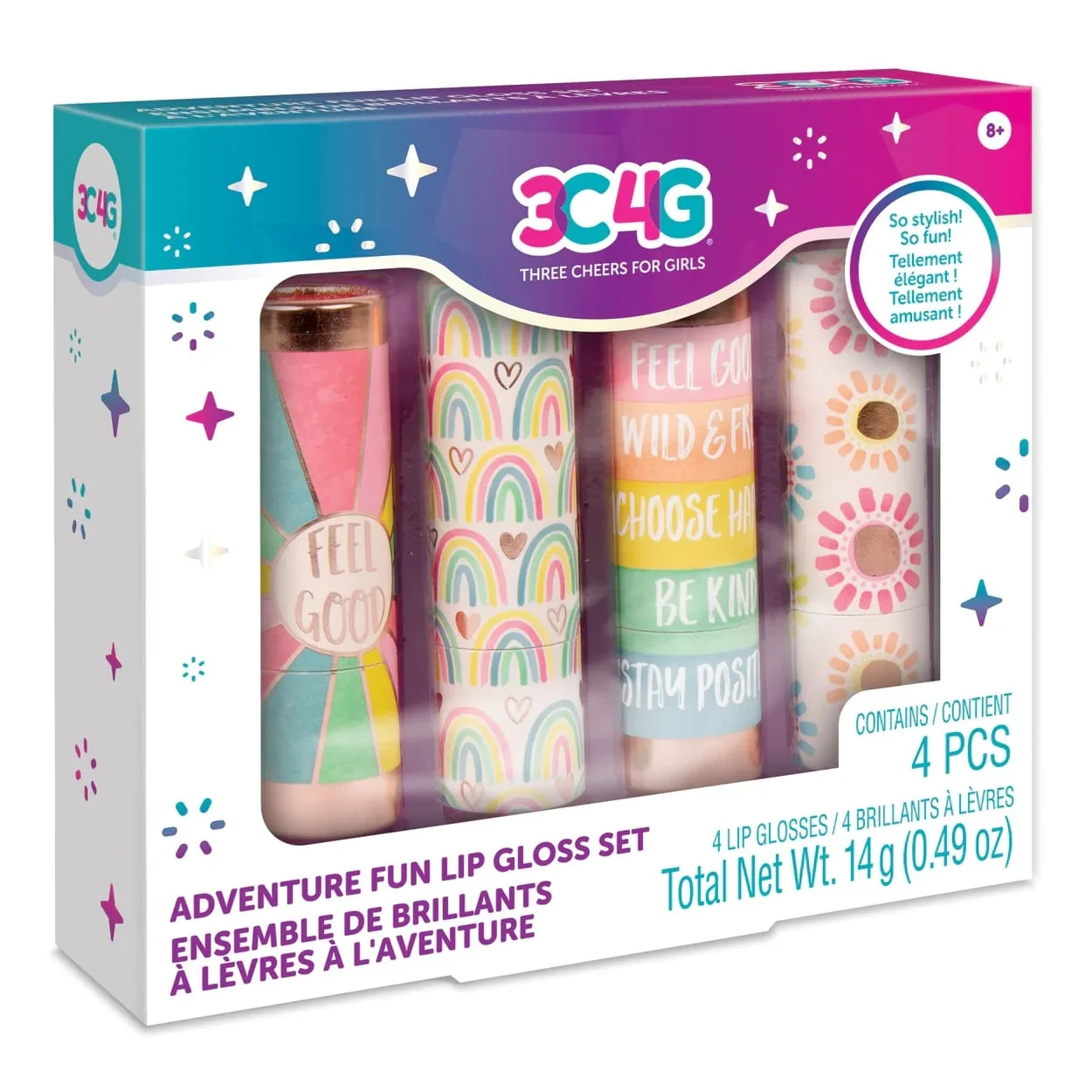 Make It Real 3C4G Adventure Fun Lip Gloss Set - Image 1