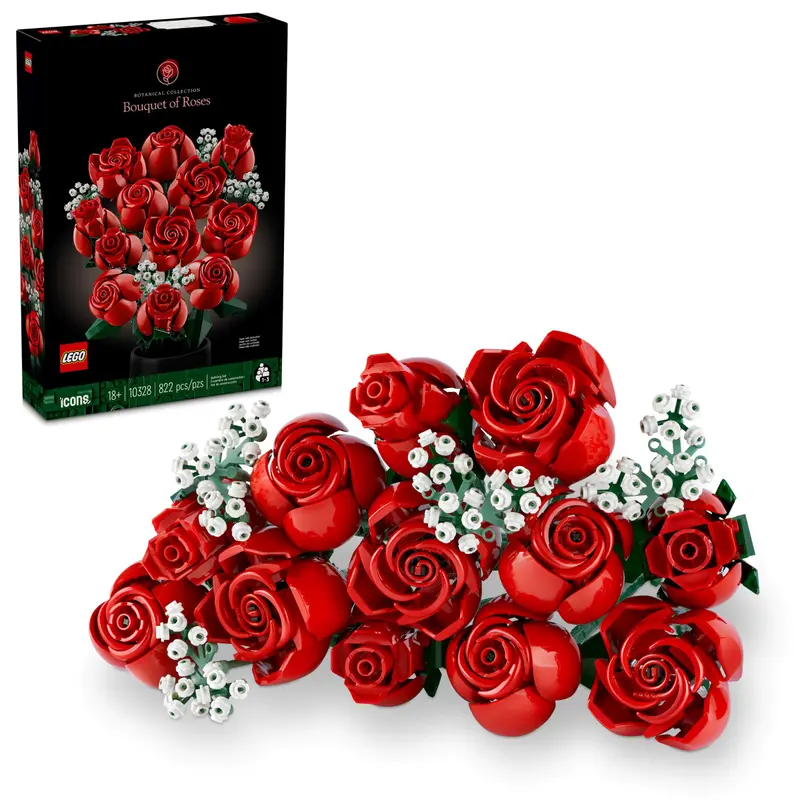 10328_alt1 Constructor LEGO Icons Bouquet of roses - Image 1