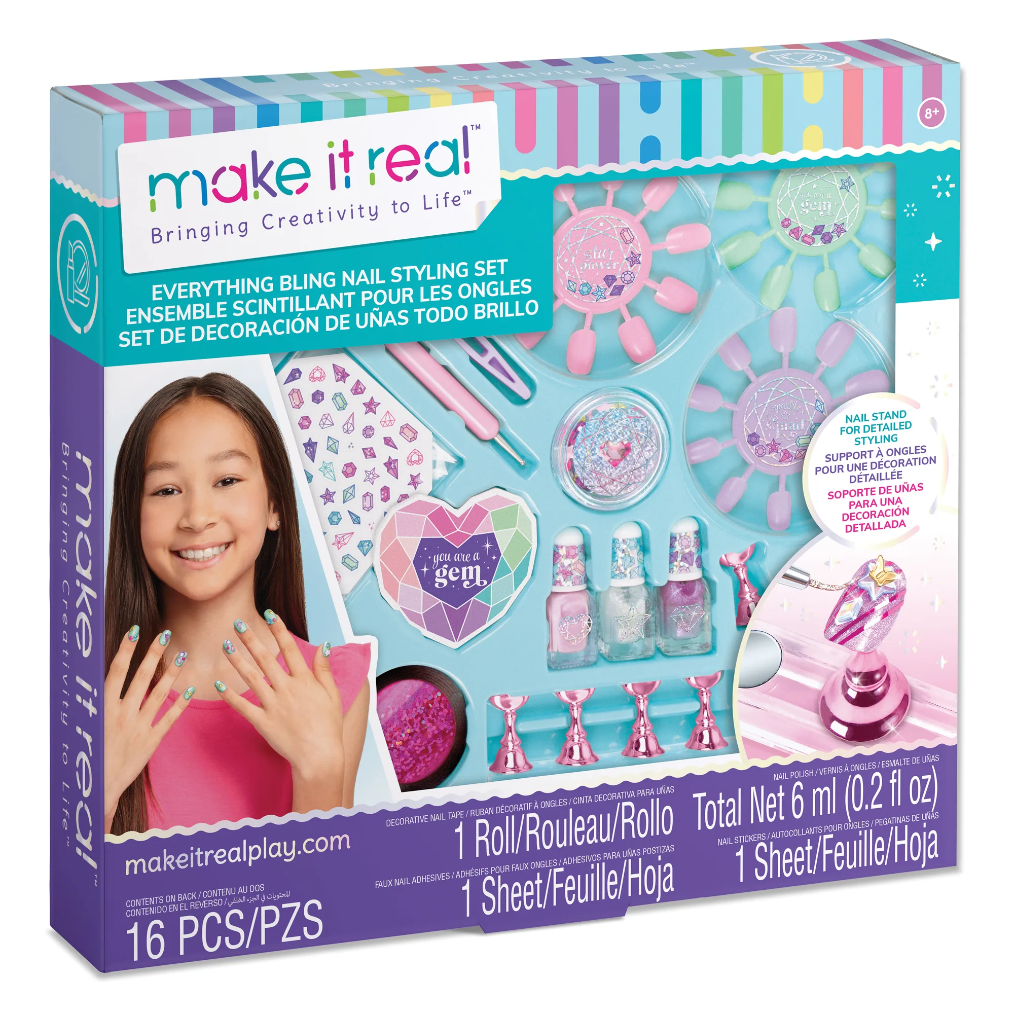 Make It Real Everything Bling Nail Styling Set - Image 1